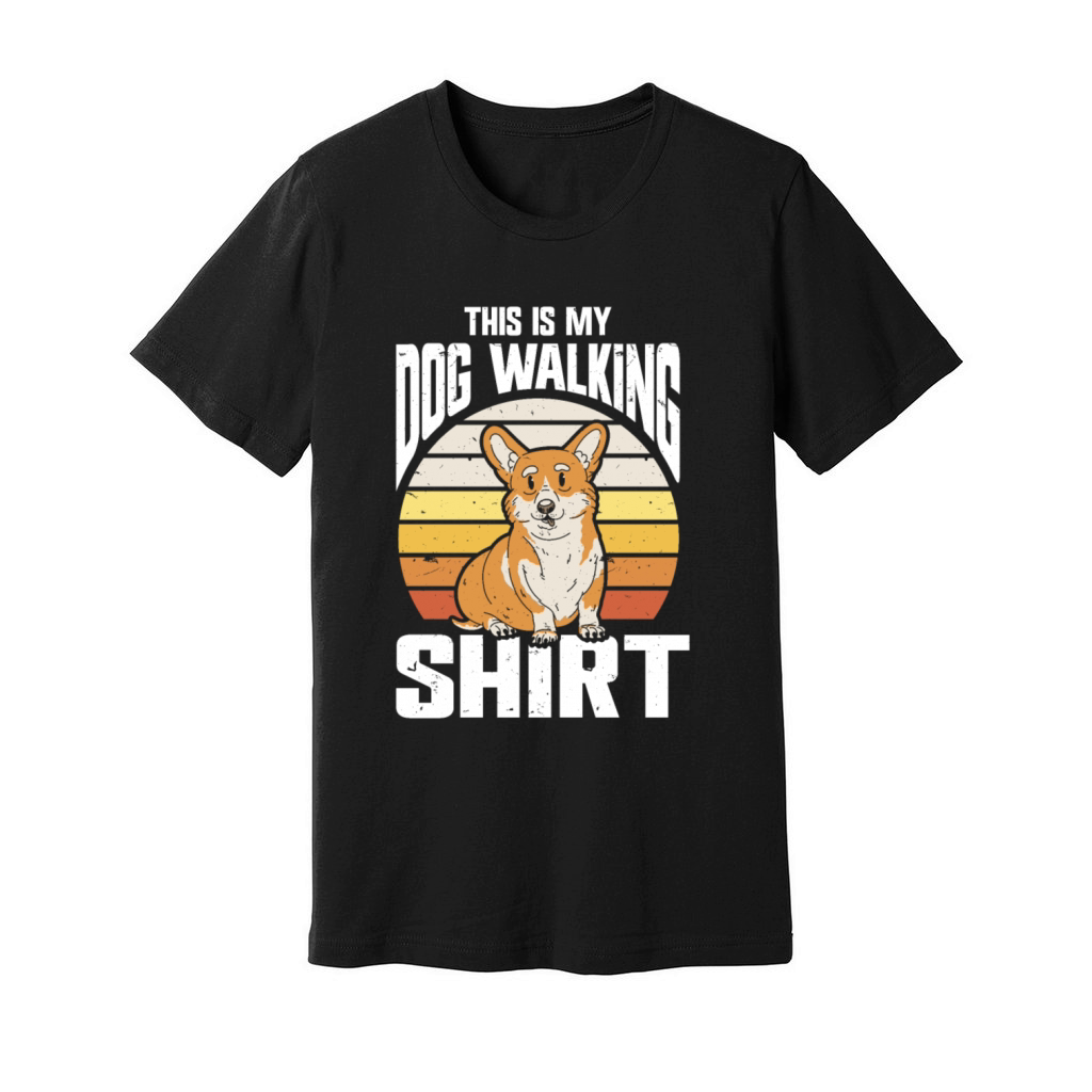 Dog Walker Professional Pet Sitter Dog Walking Unisex Jersey Tee