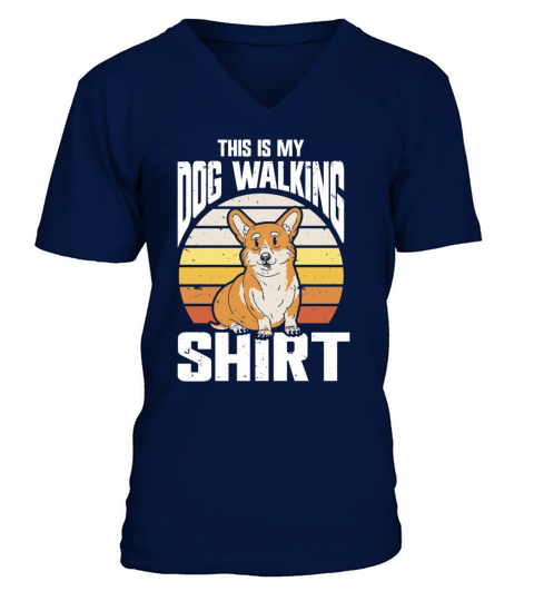 Dog Walker Professional Pet Sitter Dog Walking V-Neck T-shirt