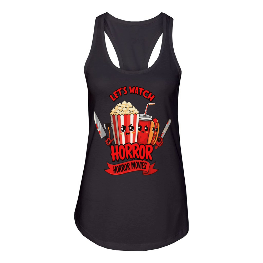 Midnight Horror Movie Women's Racerback Tank