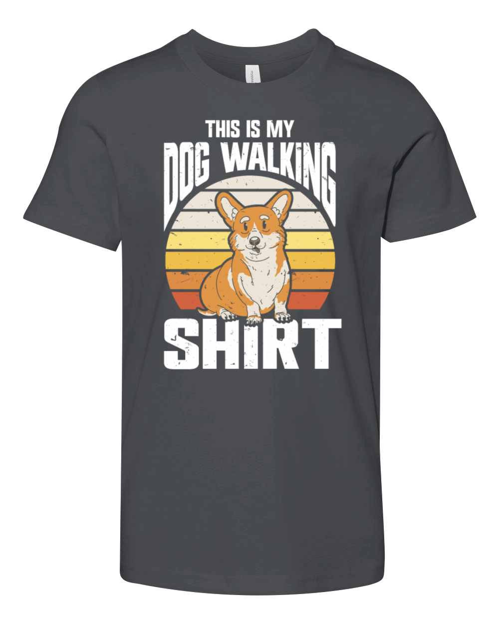 Dog Walker Professional Pet Sitter Dog Walking Youth Unisex Jersey Tee