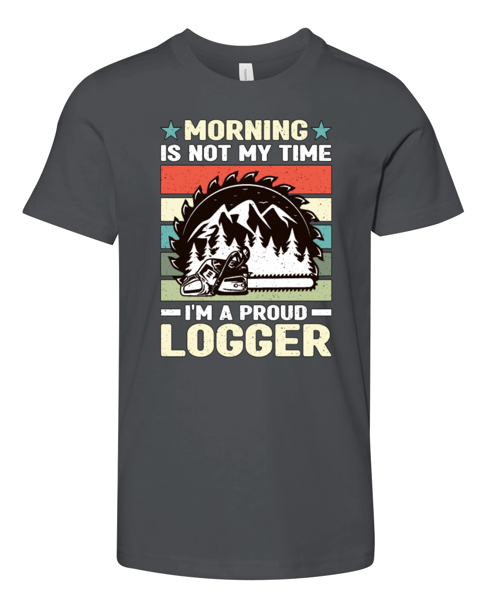 Logging Morning Is Not My Time I’m Cabinet Maker Youth Unisex Jersey Tee
