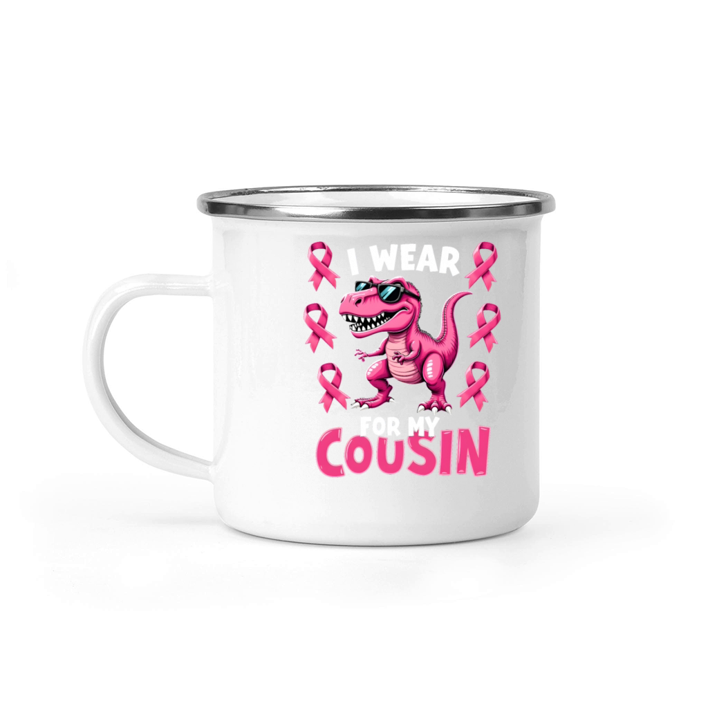 Breast Cancer Pink Awareness Design Camping Mug