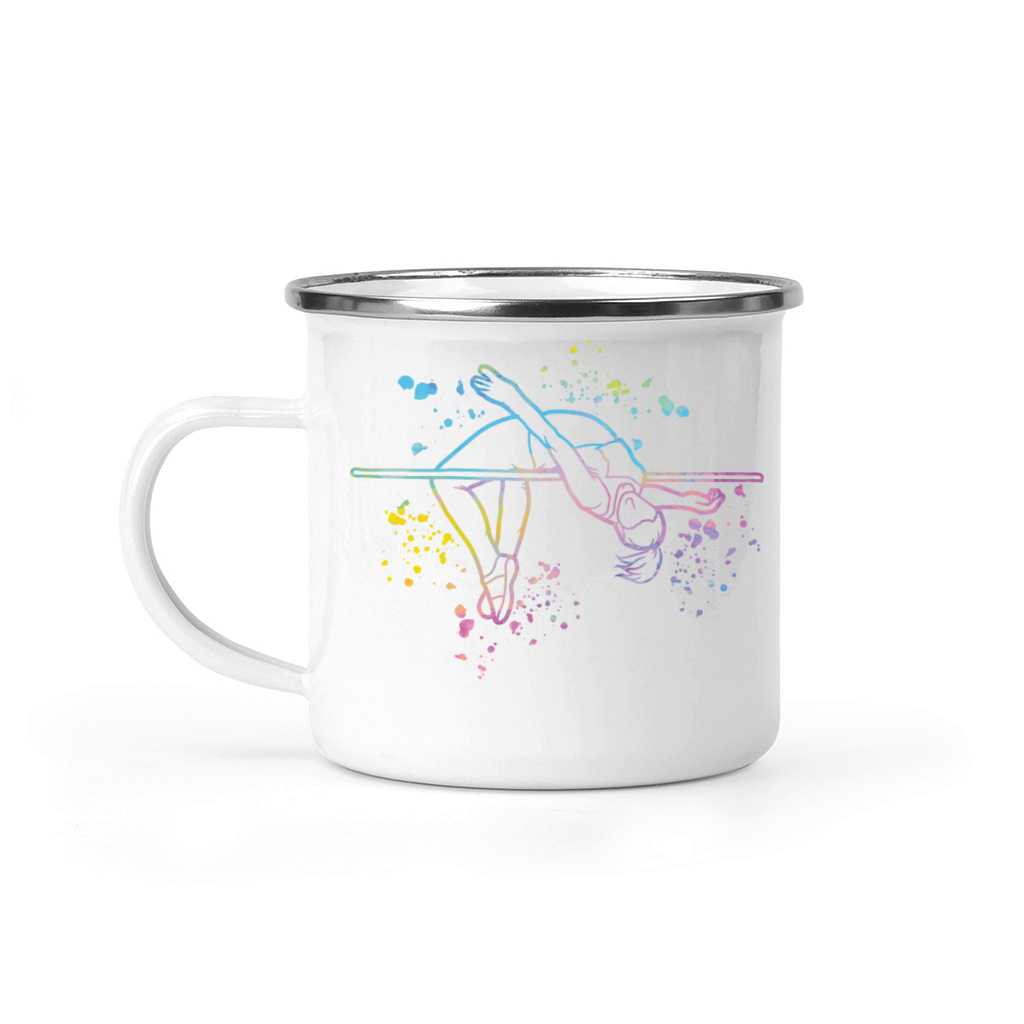 High Jumper High Jumping High Jump Camping Mug