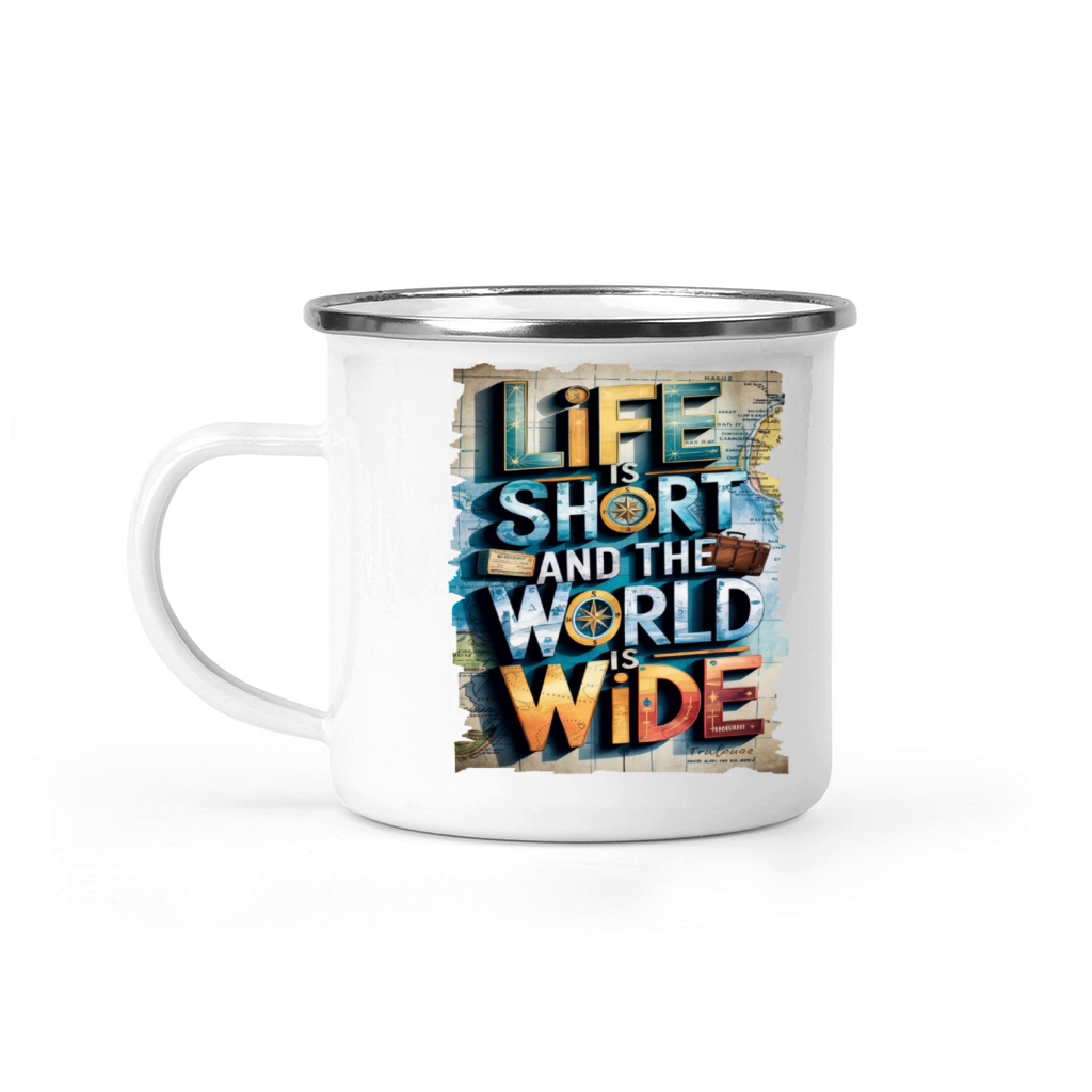 Travel Quote to get inspired N14 Camping Mug