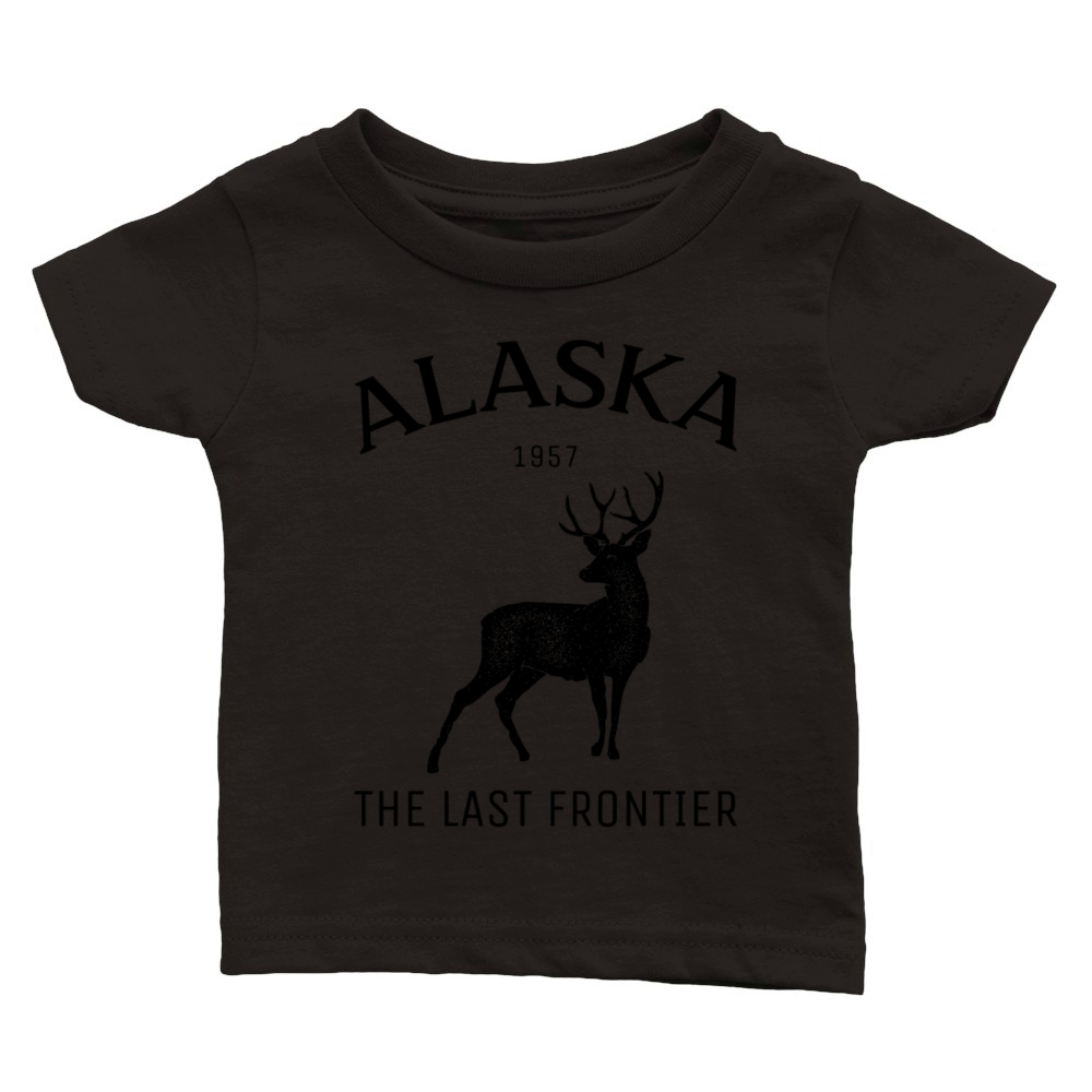 Alaska The Last Frontier Heritage Tee Classic Baby Crewneck T-shirt