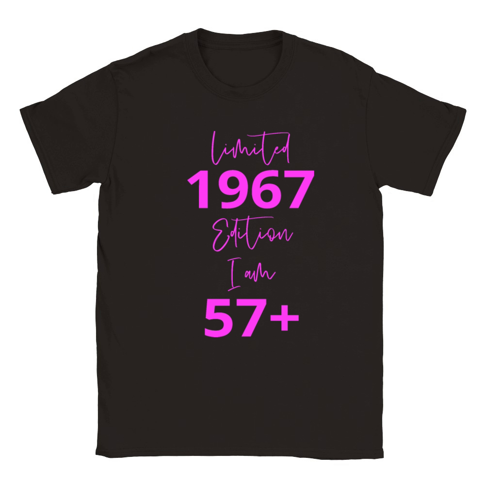 57th Birthday girl for Women Ladies old Classic Kids Crewneck T-shirt