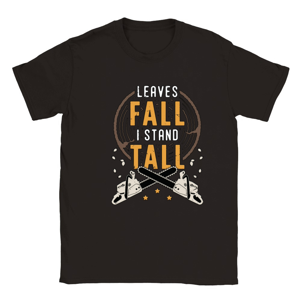 Tree Surgeon Leaves Fall I Stand Tall Tree Climber Classic Kids Crewneck T-shirt