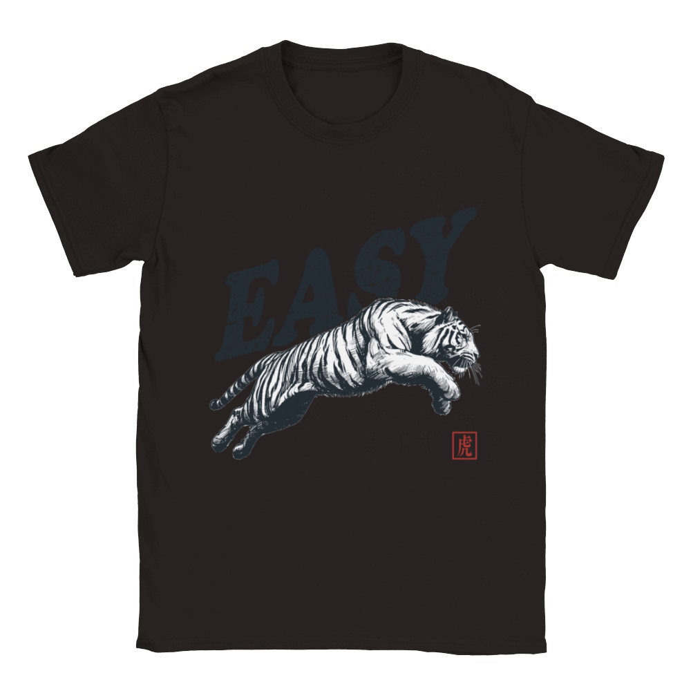 Vintage Tiger Throwback Design For Men Women Kids Classic Kids Crewneck T-shirt
