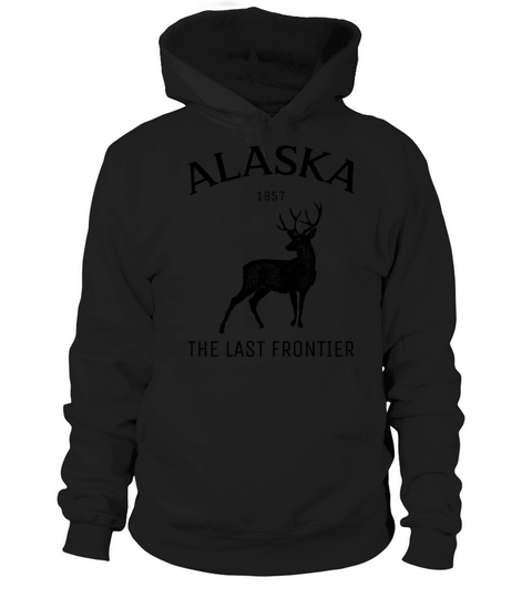 Alaska The Last Frontier Heritage Tee Hoodie Unisex