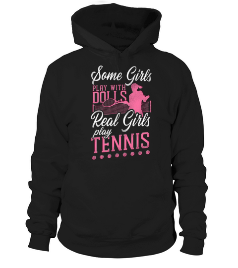 Funny Tennis Player Racket Girl Hoodie Unisex