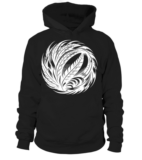 Spiritual Bird Feather Ball Meditation Symbol Hoodie Unisex