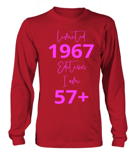 57th Birthday girl for Women Ladies old Long sleeved Unisex