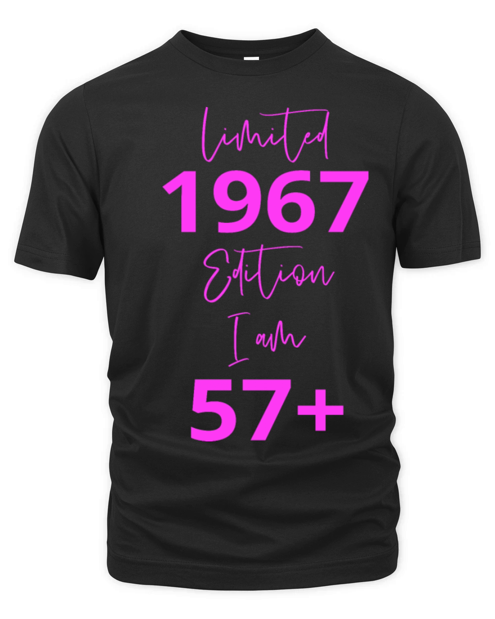 57th Birthday girl for Women Ladies old Organic Unisex T-shirt