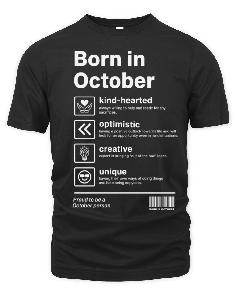 This King Was Born on October 19th Funny Birthday Organic Unisex T-shirt