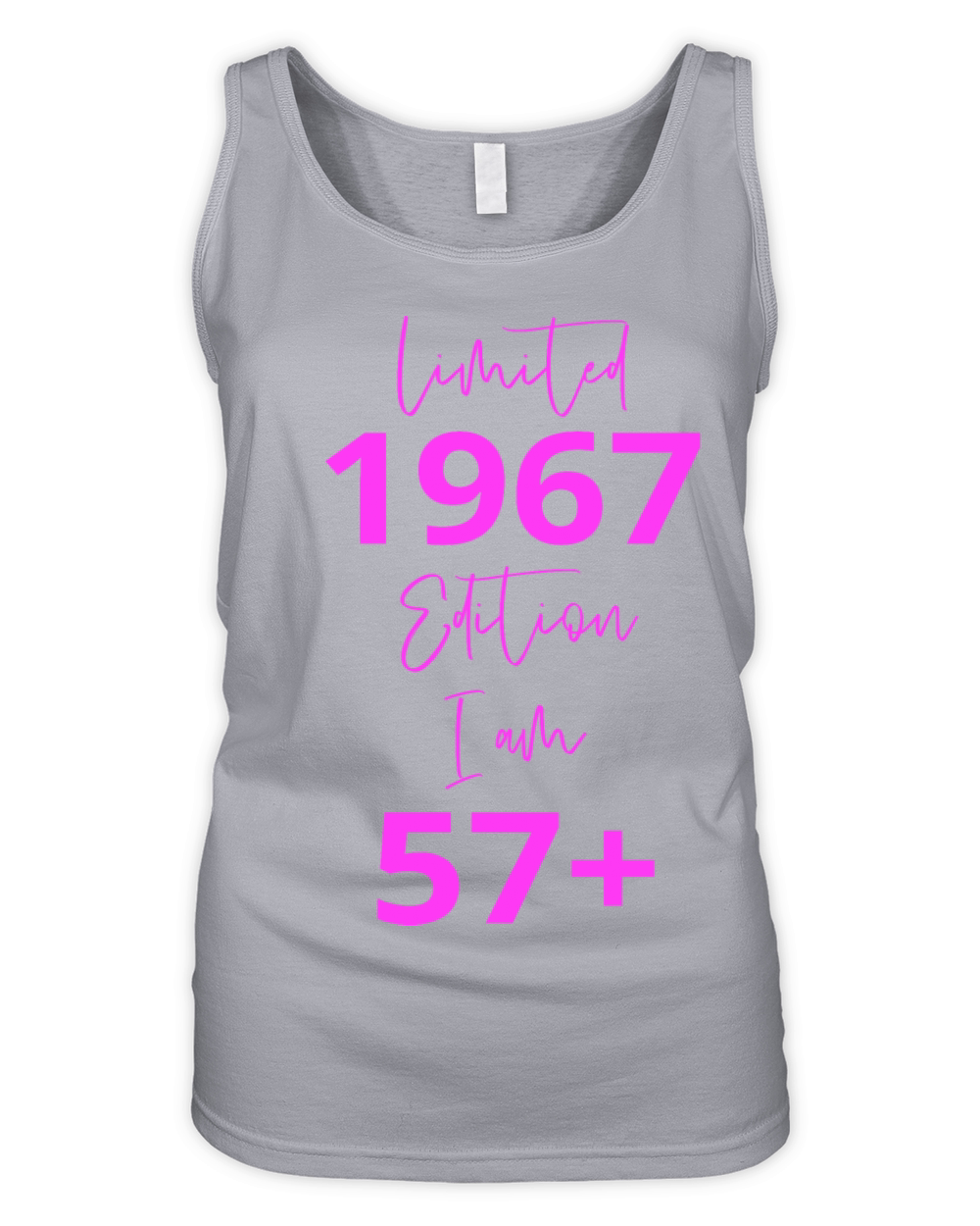 57th Birthday girl for Women Ladies old Organic Women's Tank Top