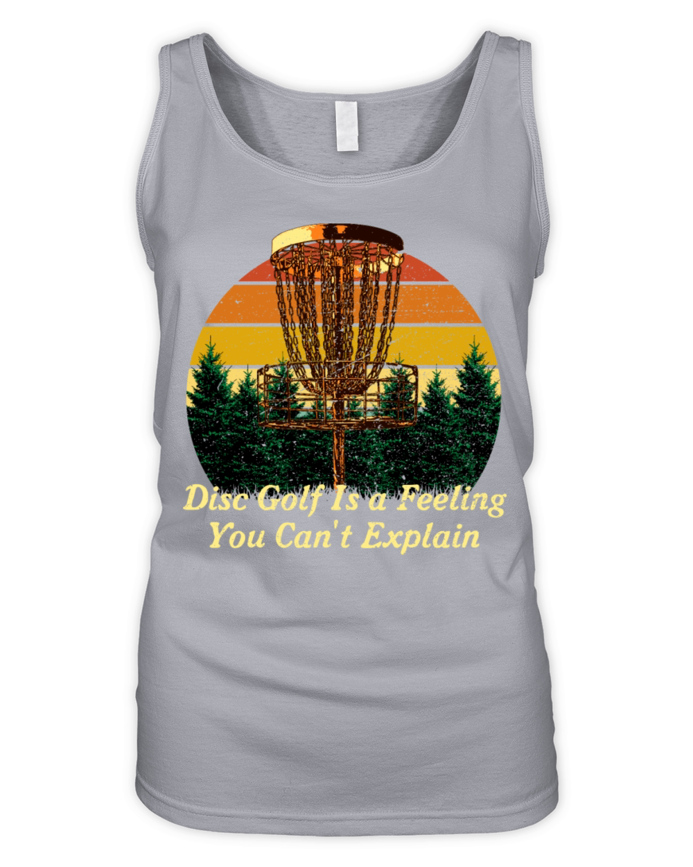 Disc Golf Is a Strange Feeling Golfer Sayings Organic Women's Tank Top