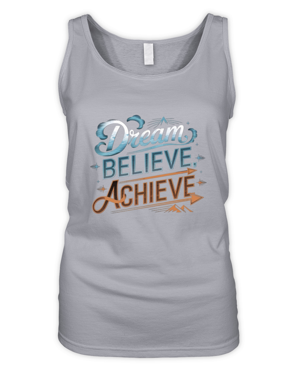 Dream Believe Achieve Organic Women's Tank Top