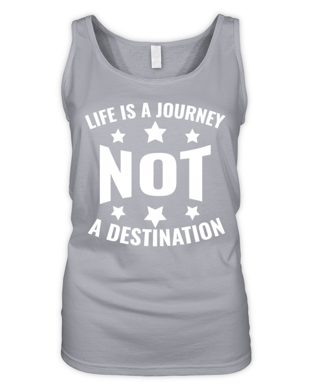 Life is a journey not a destination Organic Women's Tank Top