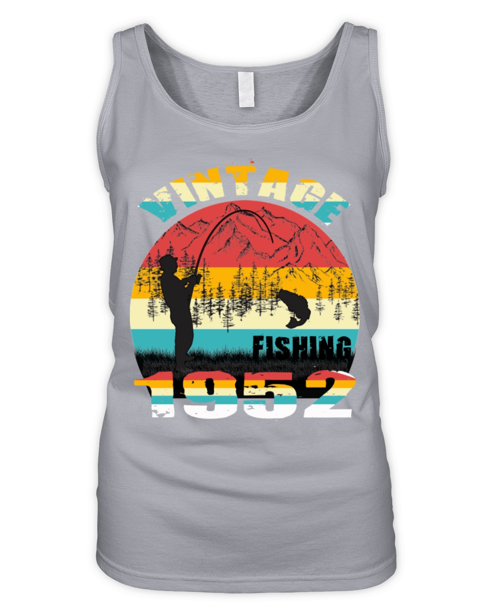 VINTAGE FISHING 1952 Organic Women's Tank Top