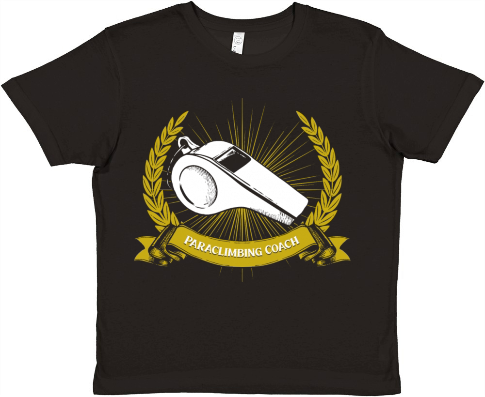 Paraclimbing Coach Paraclimber Funny Sport Climbin Premium Kids Crewneck T-shirt