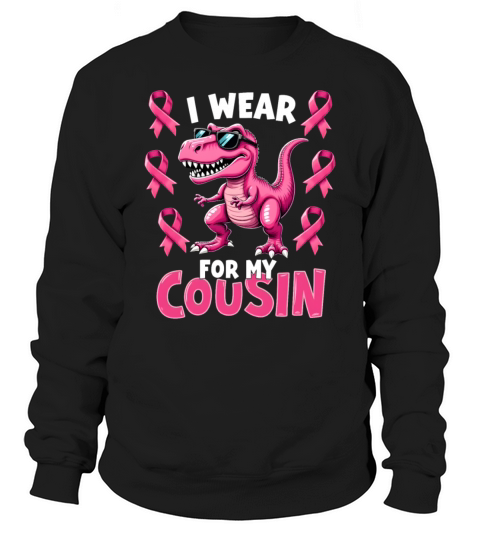 Breast Cancer Pink Awareness Design Sweatshirt Unisex
