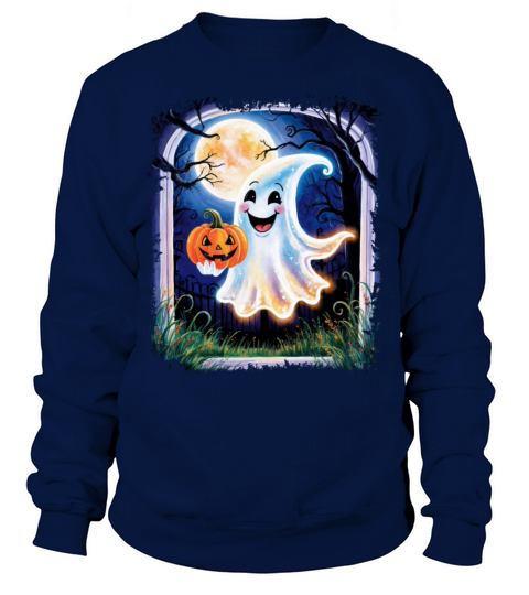 Trick or Treat halloween ghost funny Sweatshirt Unisex