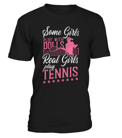Funny Tennis Player Racket Girl T-Shirt Unisex