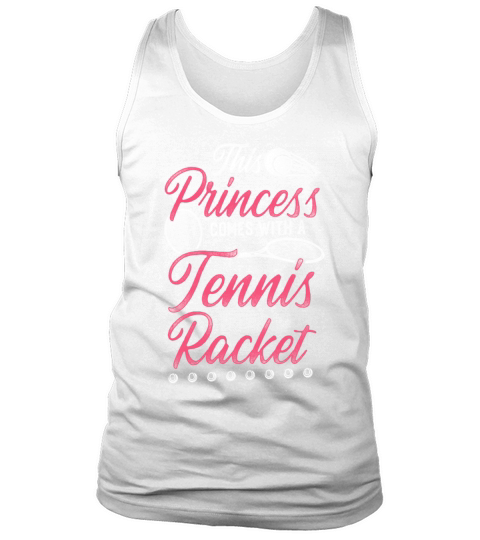 Funny Tennis Player Racket Girl Tank Top Unisex