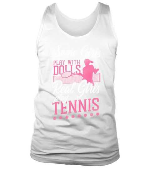 Funny Tennis Player Racket Girl Tank Top Unisex