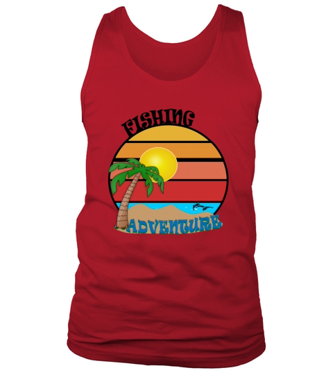 vintage fishing adventures Tank Top Unisex