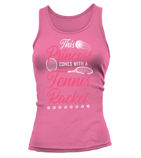 Funny Tennis Player Racket Girl Tank top Woman