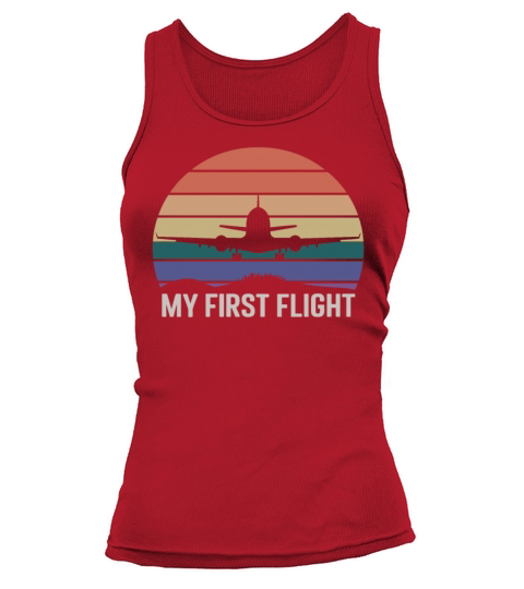My First Flight Airplane Sunset Adventure Tank top Woman