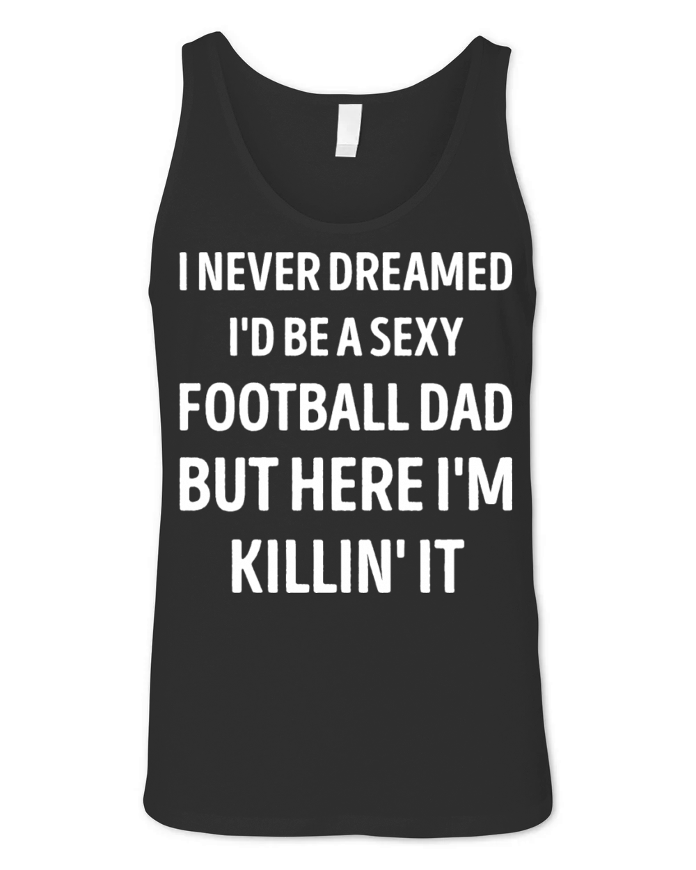 Football Dad Funny Dad Joke Unisex Jersey Tank