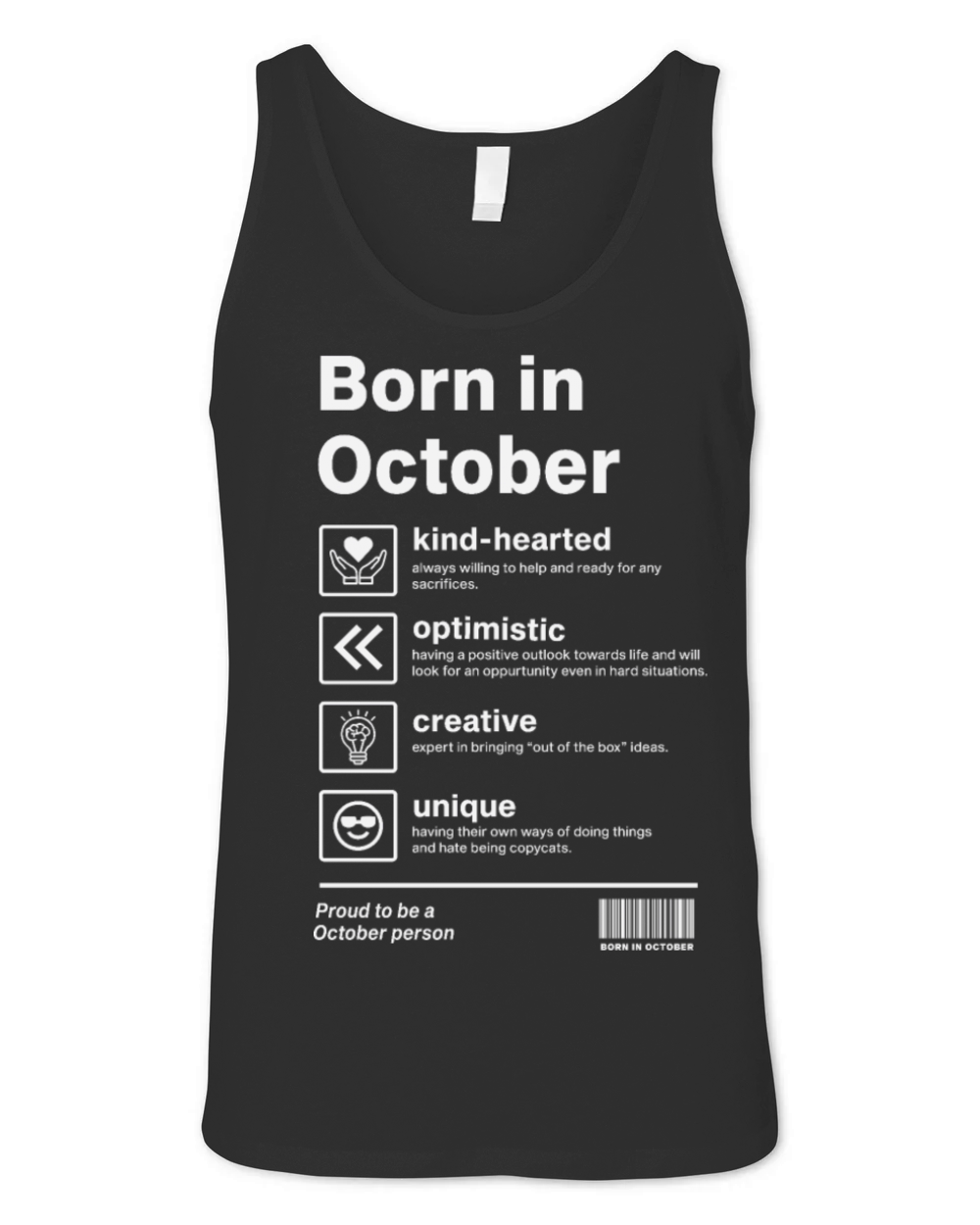 This King Was Born on October 19th Funny Birthday Unisex Jersey Tank