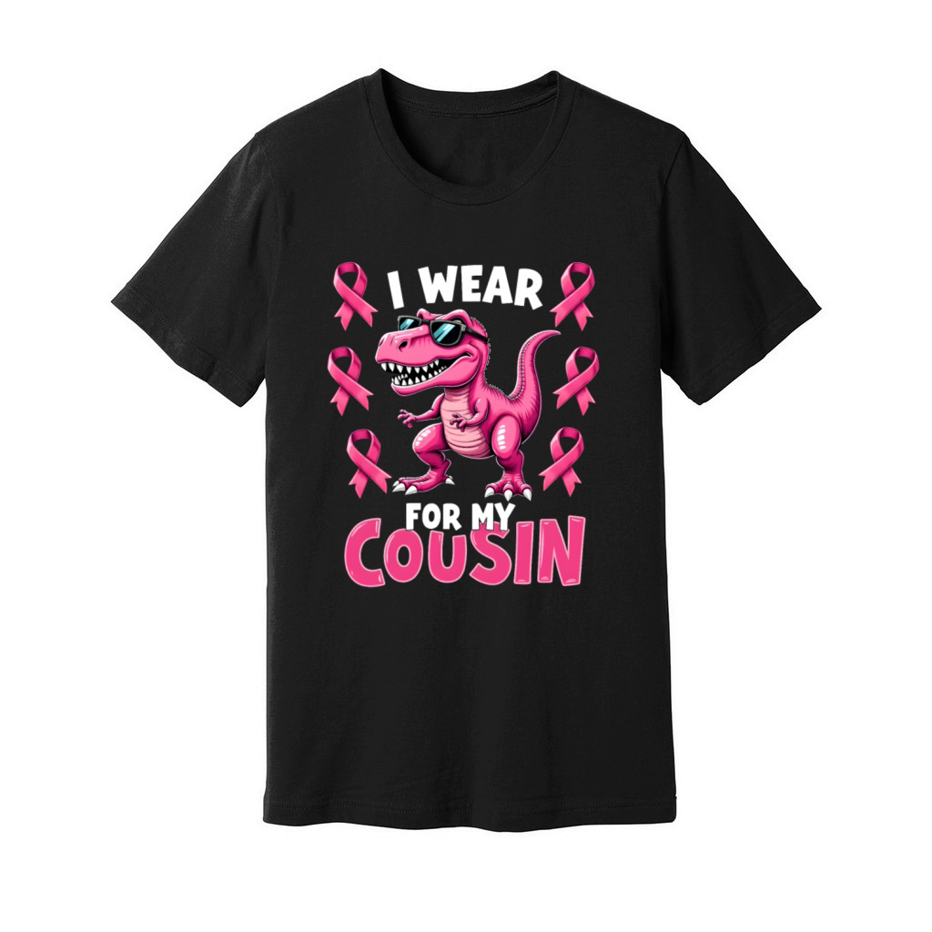 Breast Cancer Pink Awareness Design Unisex Jersey Tee