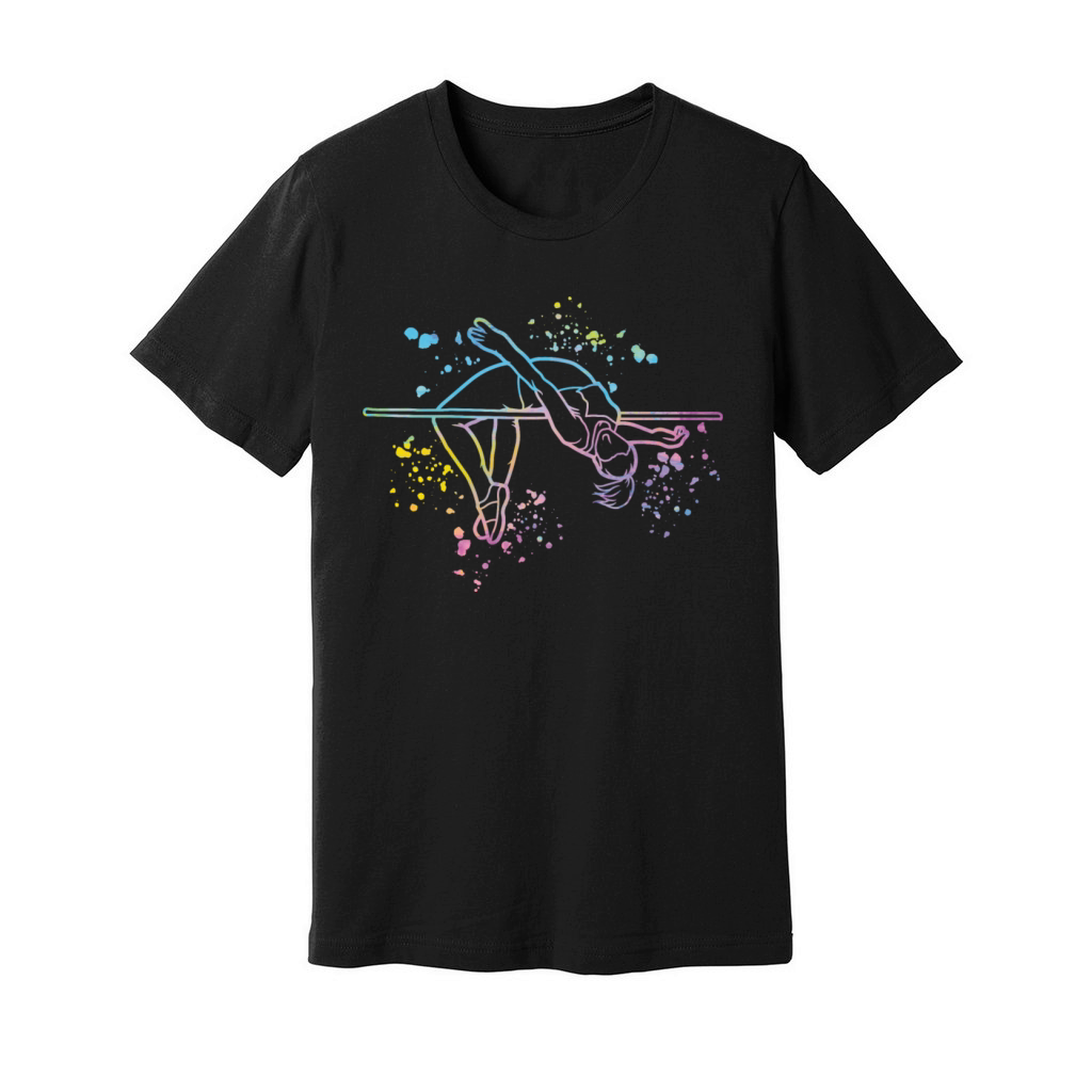 High Jumper High Jumping High Jump Unisex Jersey Tee
