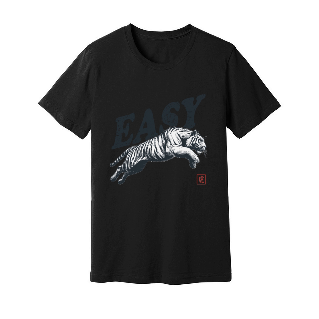 Vintage Tiger Throwback Design For Men Women Kids Unisex Jersey Tee