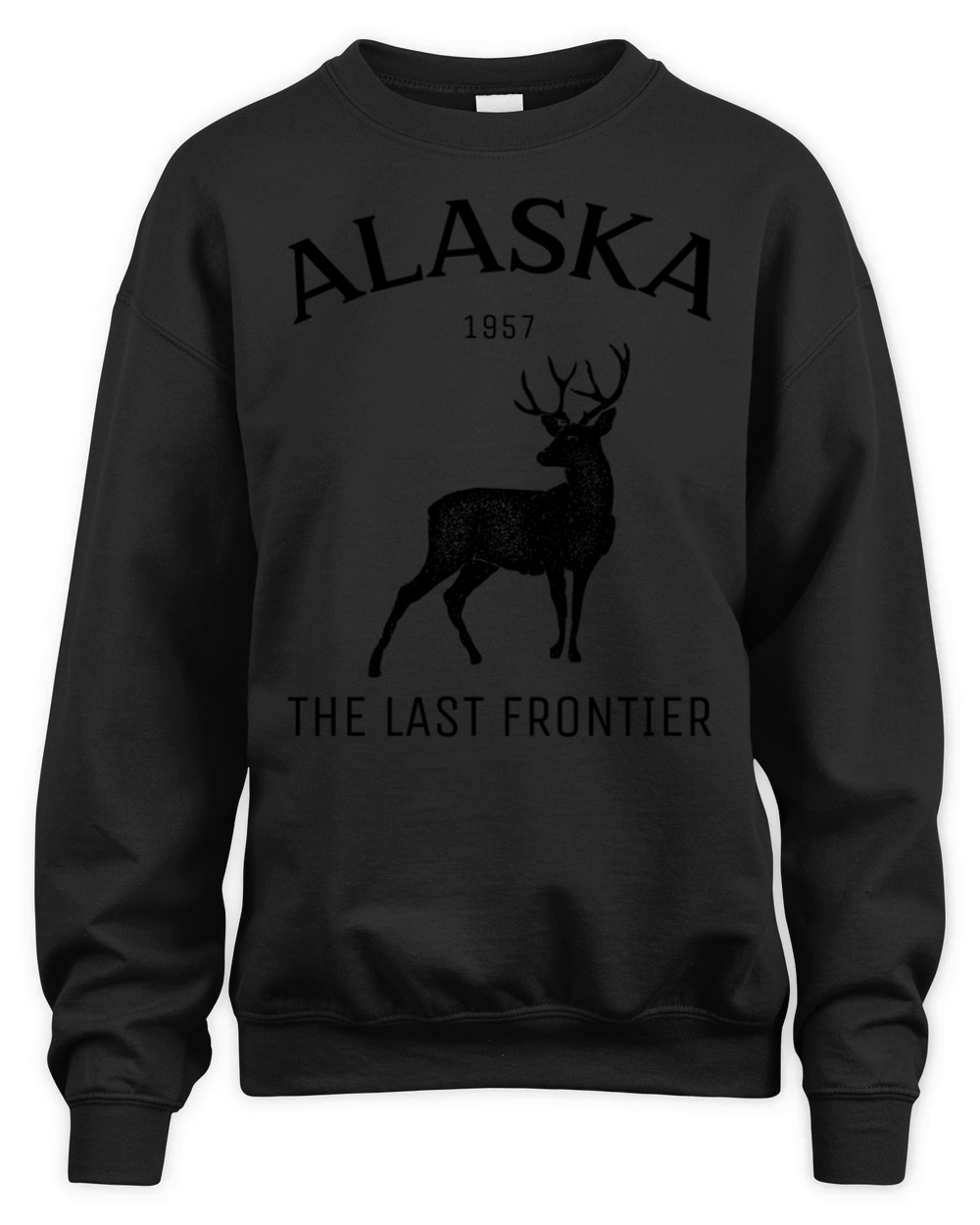Alaska The Last Frontier Heritage Tee Unisex Premium Crewneck Sweatshirt