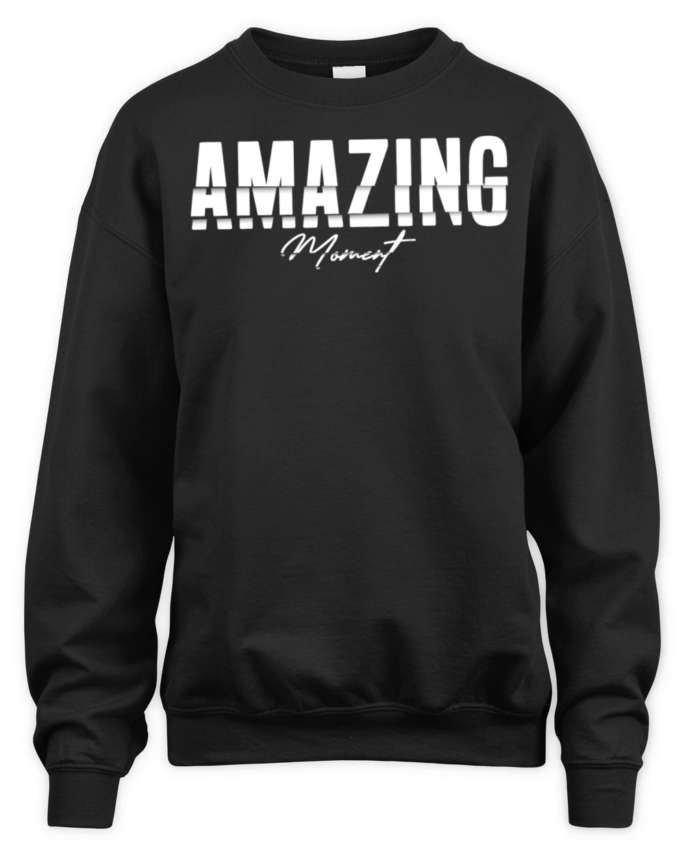 Amazing moment typography Unisex Premium Crewneck Sweatshirt