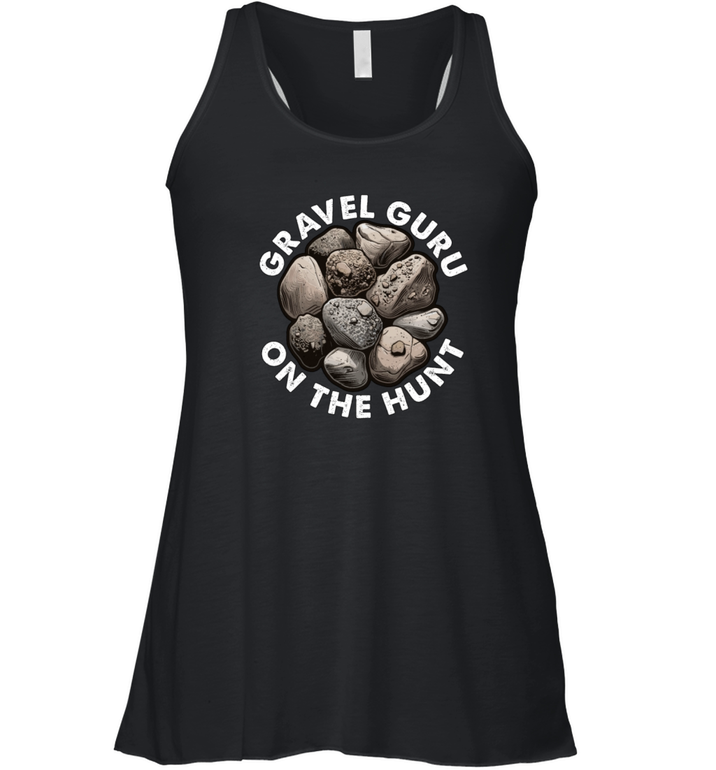 Rockhounding Gravel Guru On The Hunt Mineralogist Women's Flowy Tank Top