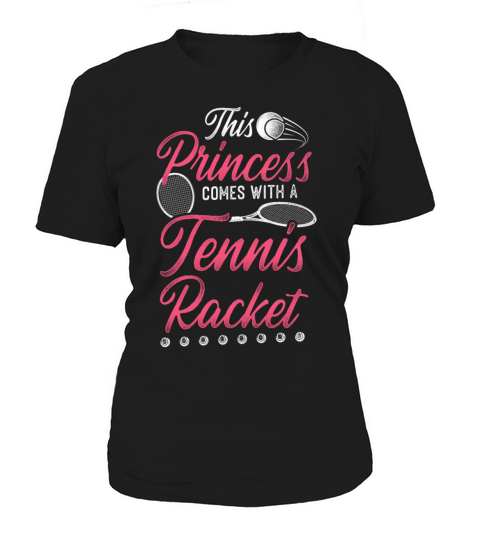 Funny Tennis Player Racket Girl Women's T-Shirt