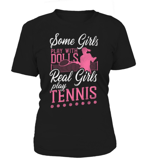 Funny Tennis Player Racket Girl Women's T-Shirt