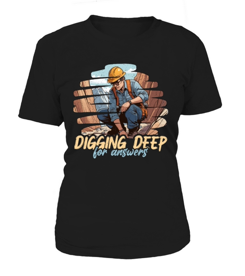 Geologist Digging Deep For Answers Rock Collector Women's T-Shirt
