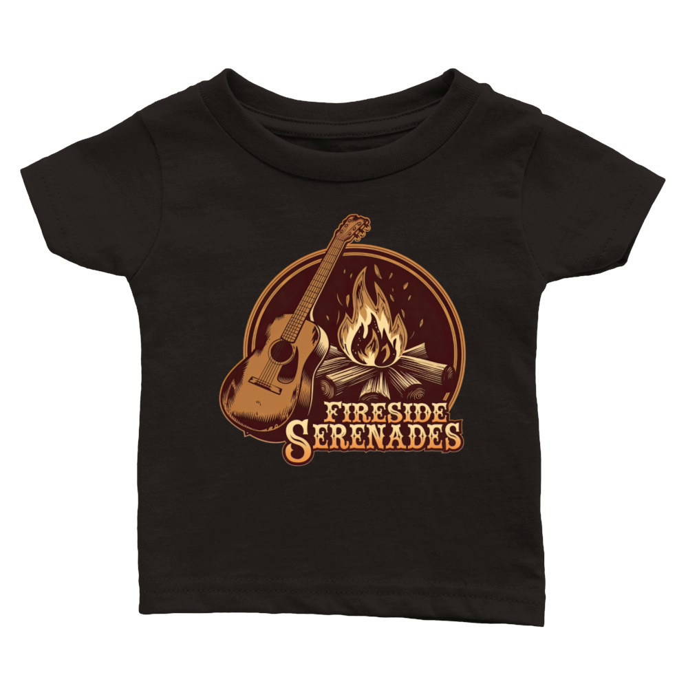 Fireside Serenades - Country Music Gifts Classic Baby Crewneck T-shirt