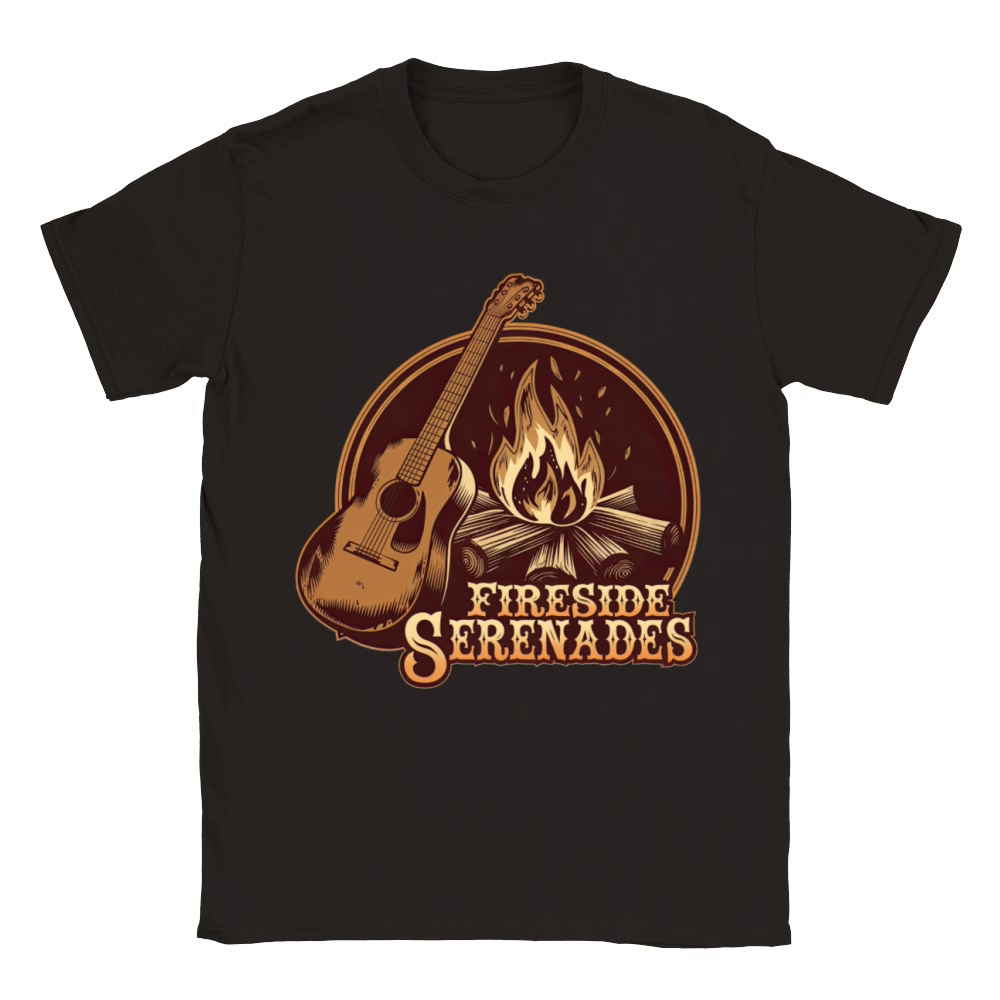 Fireside Serenades - Country Music Gifts Classic Kids Crewneck T-shirt