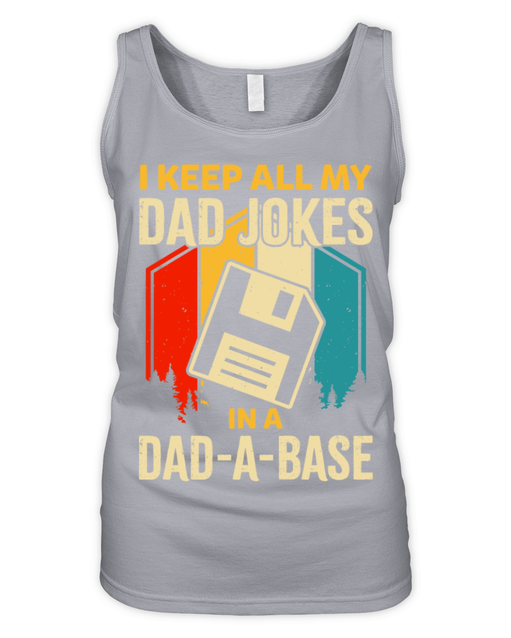 Dad Jokes In Dad A Base Vintage For Fathers Day Organic Women's Tank Top