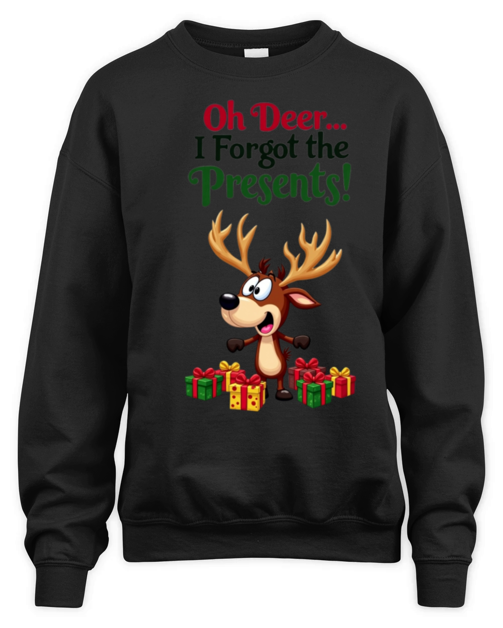 Deer Christmas Unisex Premium Crewneck Sweatshirt