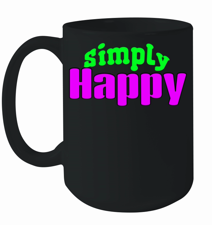 Simply Happy Ceramic Mug