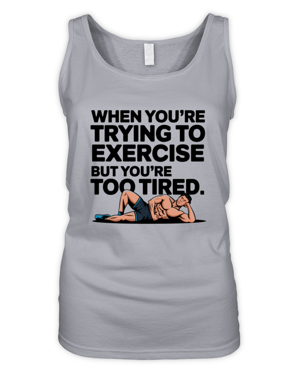 Funny Fitness Humor Organic Women's Tank Top
