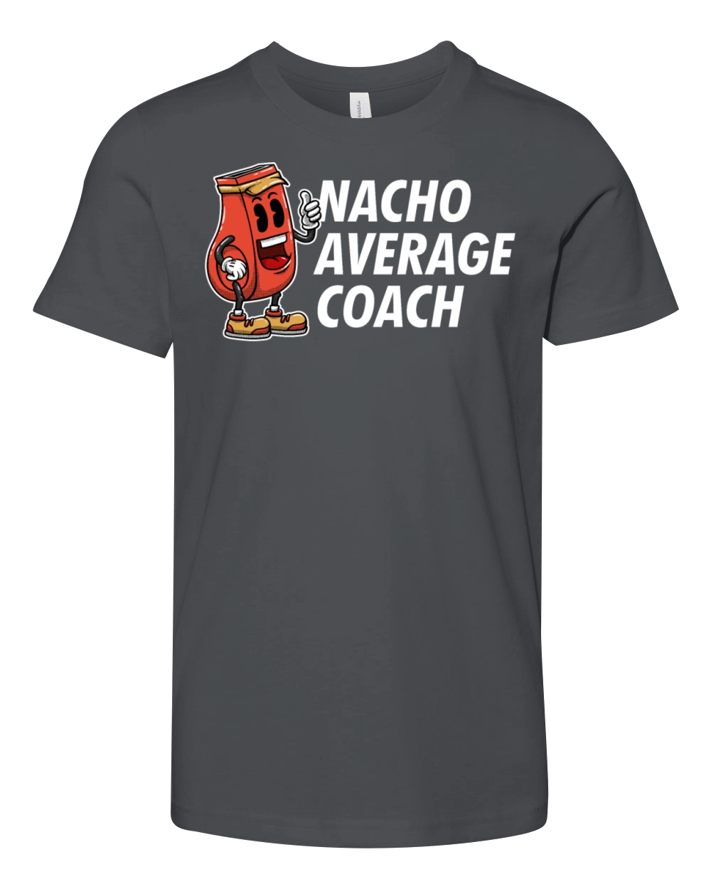 Nacho Average Coach Funny Coaching Humor Mentor Tr Youth Unisex Jersey Tee